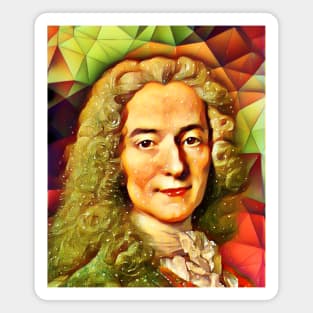 Voltaire Snowy Portrait | Voltaire Artwork 15 Magnet